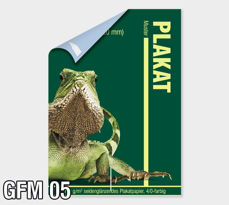 GFM 05 Plakatpapier Blueback