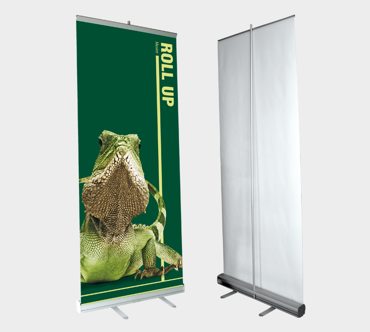 Roll-UP Druck auf Bannermaterial