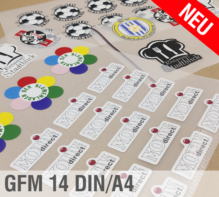 GFM 14 DTF-Textiltransfer DIN A4 Bögen